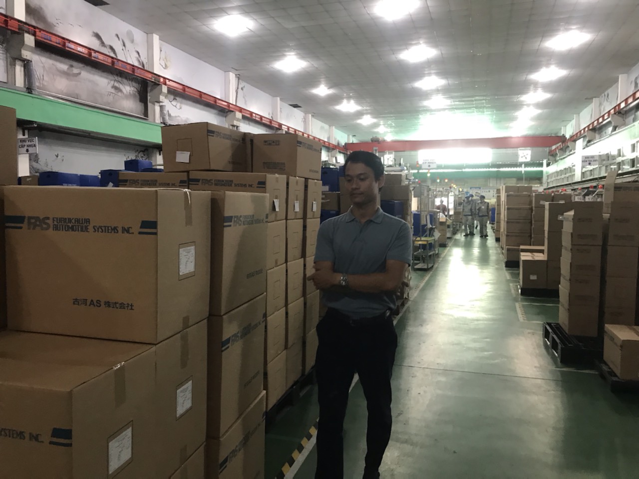 Packing area